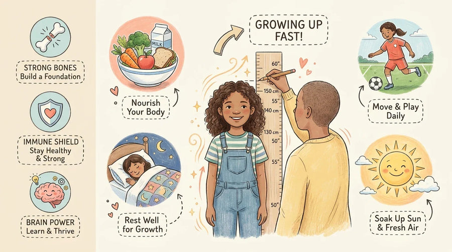 Average height for a 12-year-old girl chart and growth habits