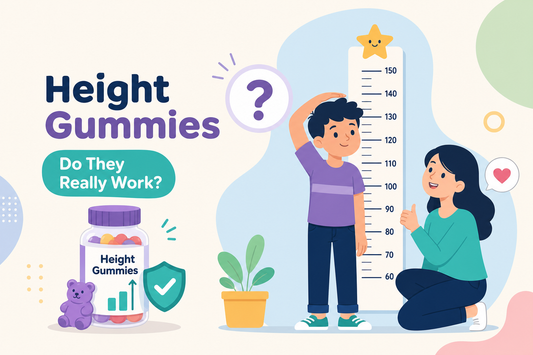 Do height growth gummies actually work for kids science-backed parent guide showing nutrient mechanism for bone growth