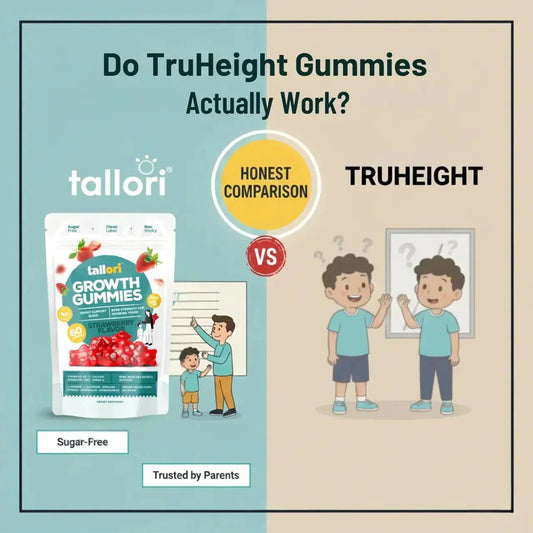 Do TruHeight gummies actually work science-based parent guide comparing TruHeight vs Tallori ingredients and effectiveness for kids growth