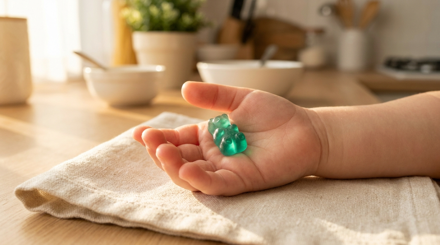 Height growth gummies for boys and girls illustration