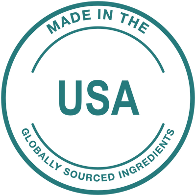 Made in the USA with globally sourced ingredients