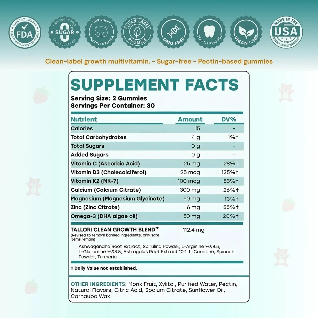 Tallori™ 7 in 1 Growth Gummies